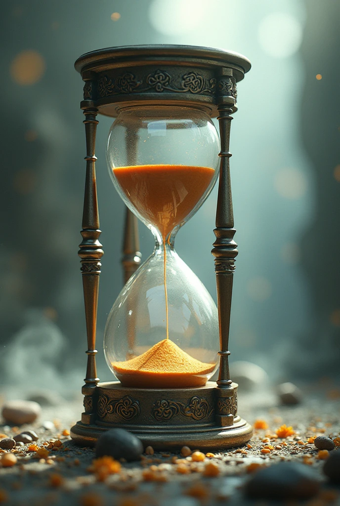 time passing fast. show hourglass