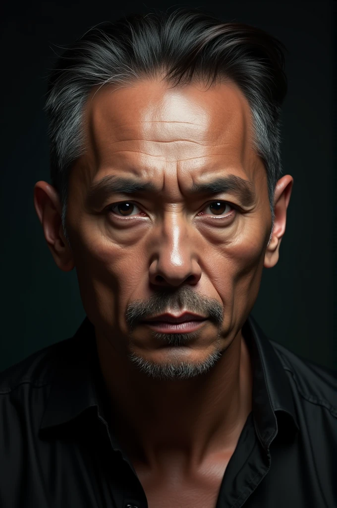Picture of Arnel Pineda mixed with Chester Bennington. 