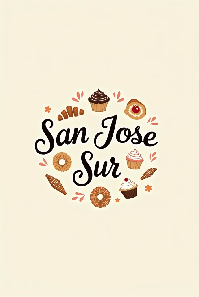 Make a bakery logo that says San Jose Sur