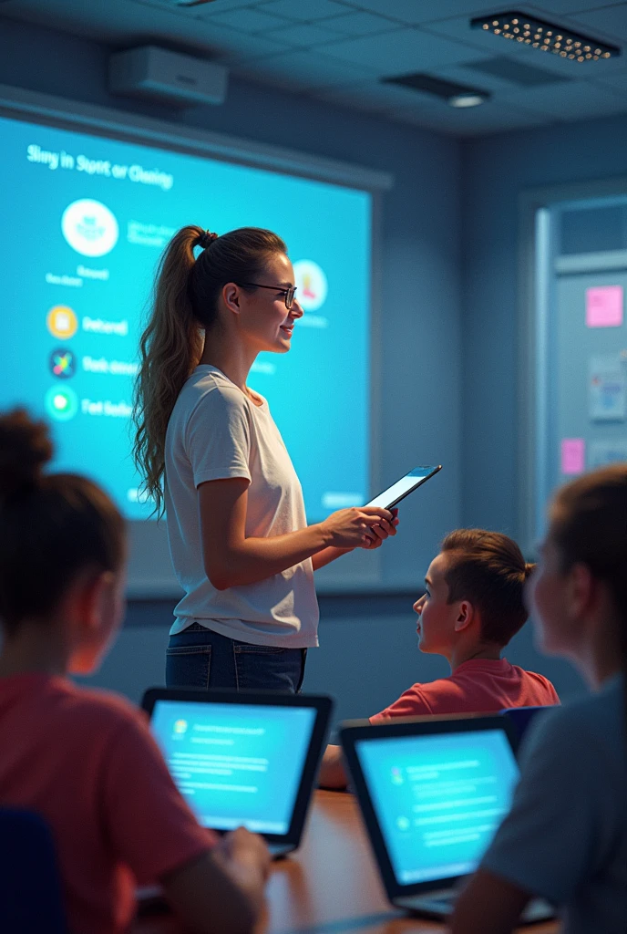 Teaching through technological tools


