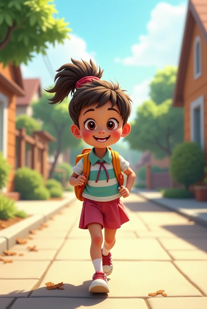 7 year girl going t in shcool