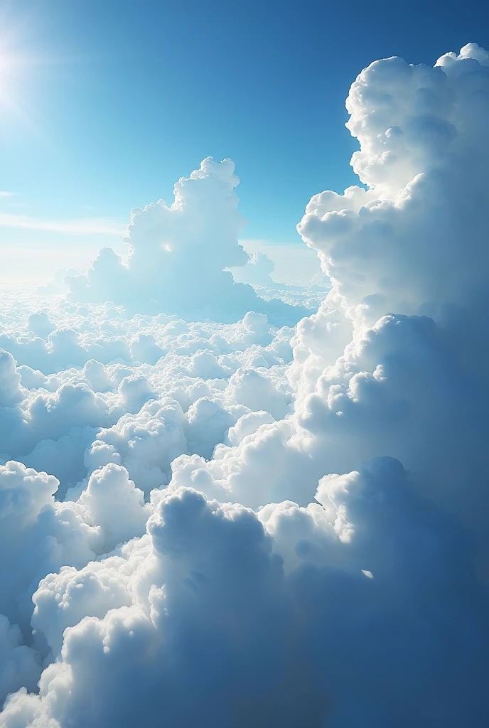 Sky photos with clouds, the clouds look like (9¹⁰)