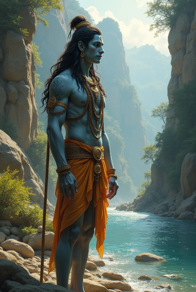 Mahadev is on the river
