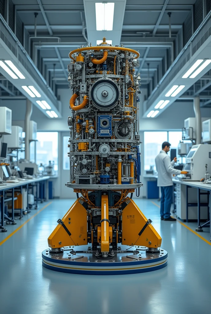 An image of internal machine satellite in Indian laboratory