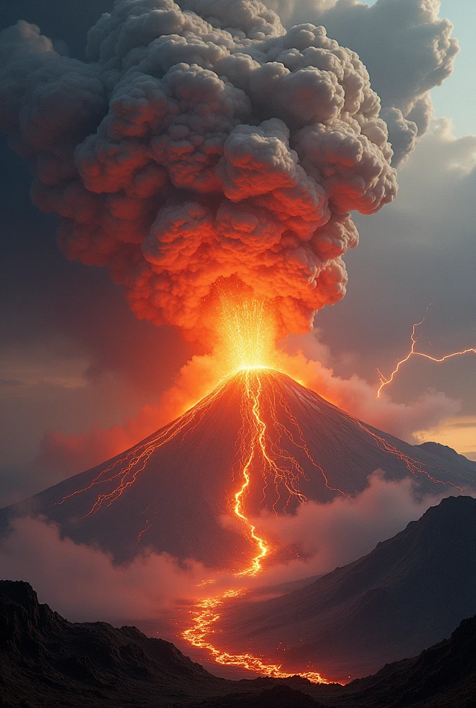 Volcanic eruption