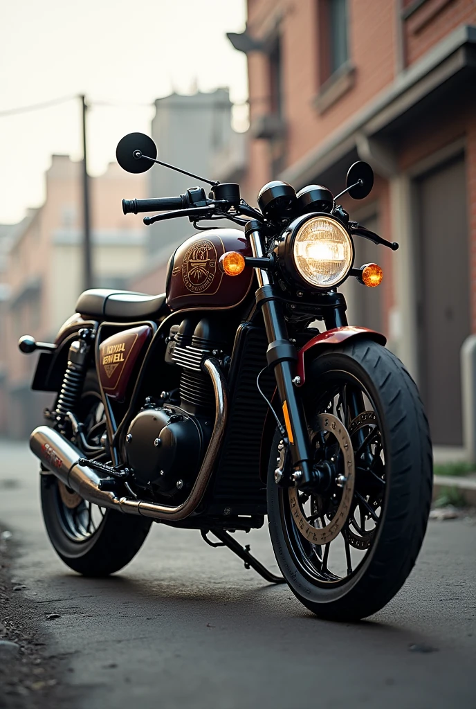 Avenger bike in royal Enfield bike colour
