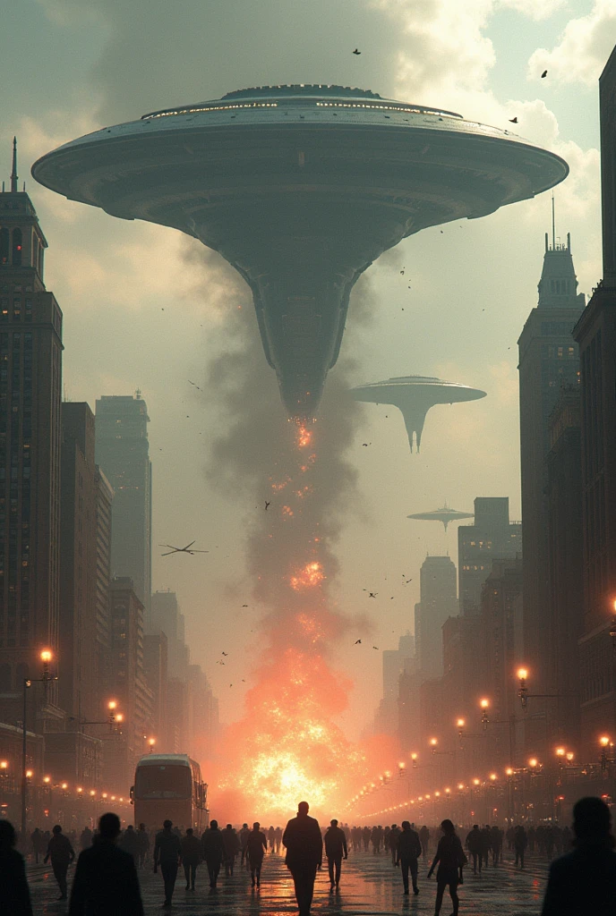 Alien attack on thousand earth