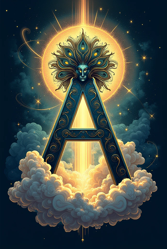 How to design the letter A to be the god Hera?