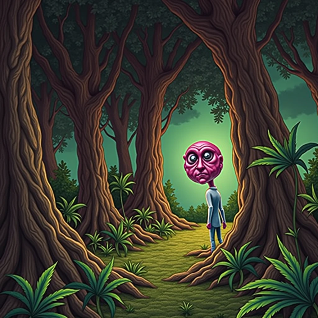Paranoia marijuana nature