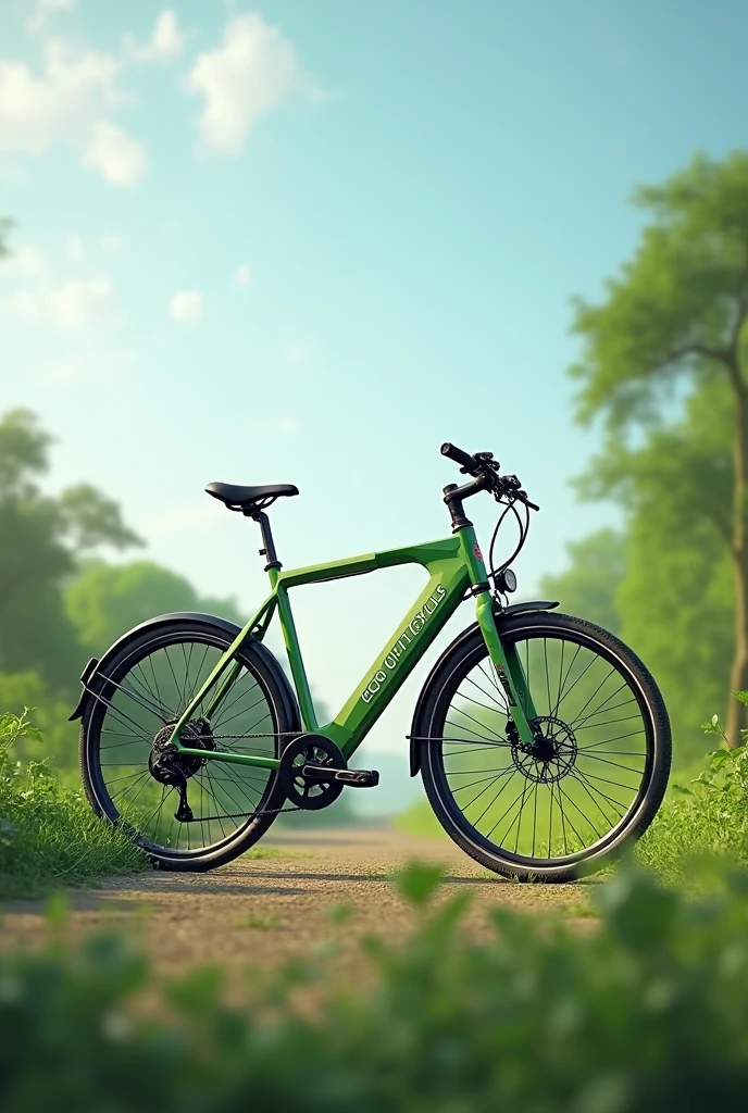A bicycle on bicycle name should be Eco uttam cycles