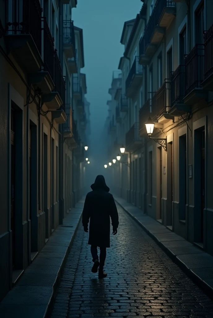 Give me a realistic picture of the next chapter of a story: The streets of Santa Lucia were deserted at that time of the morning., illuminated only by the dim light of the lanterns that cast long, mysterious shadows on the cobblestones. Marc walked slowly towards his apartment, his steps echoing in the silence of the night. He had been feeling for days that something inside him was changing., but I didn't know exactly how to handle it. I had spent the night with Lena and the group, but while everyone seemed to enjoy the moment, He had felt absent, Caught in his own thoughts.
When he arrived at the portal, did not go up immediately. Instead of that, stayed outside for a while, leaning against the cold stone wall, looking at the dark sky. Memories assaulted him, as they had done so many times before. He took a deep breath, trying to push away the feeling of suffocation that invaded him every time he thought about his past.
I couldn't escape from him, and I knew it. Santa Lucia had been an opportunity to start over, But as Lena had told her, I couldn't escape from who I was or what I had experienced..
He finally decided to go up. The elevator was silent, and when he got to his apartment, Lena's apartment door was closed, indicating that he had already gone to sleep. He went to his room and, once there, he fell on the bed, without bothering to take off their clothes.
He looked at the ceiling, his mind inevitably traveling to those days in Lisbon. I hadn't talked about this with anyone in Santa Lucia., not even with Lena, But I knew it was time to face the demons I had left behind..
It was a cloudy day in Lisbon, the kind of day i'd always hated. Marc was and had just returned home after a long day at school.. The house was silent, as usual. His mother was at work, and his father... Well, His father had long since left his life..
The relationship with his father had been complicated for as long as he could remember.. I have a
