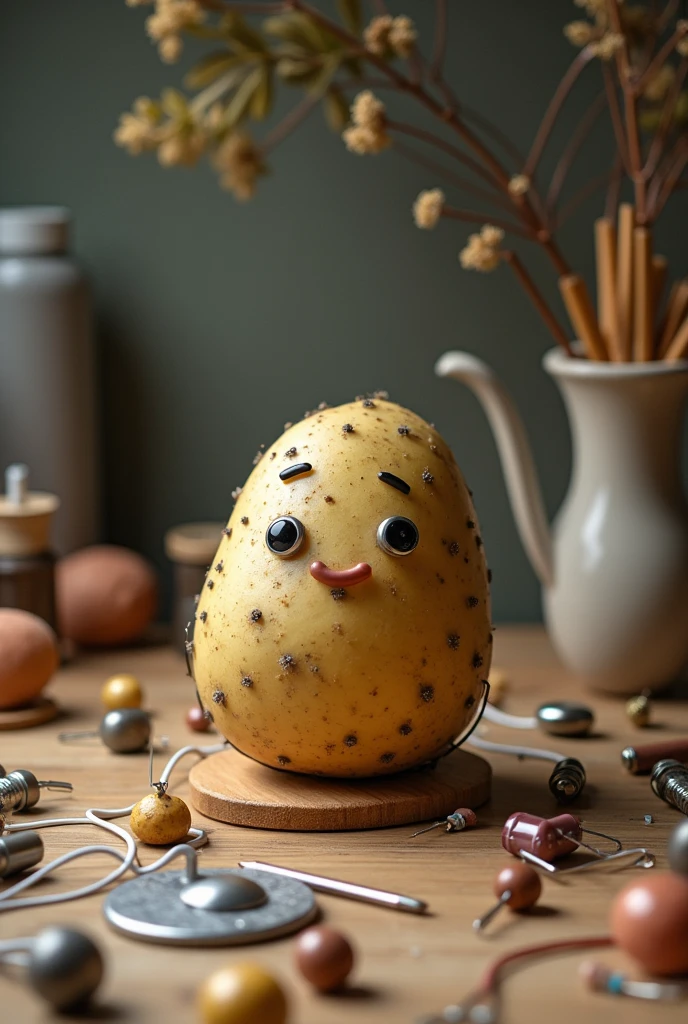 To potato generate electricity. Potato clock