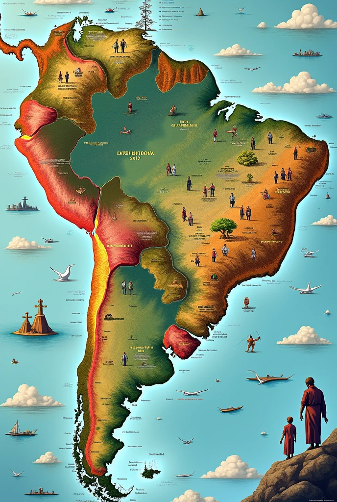 Map of Brazilian citizenship 