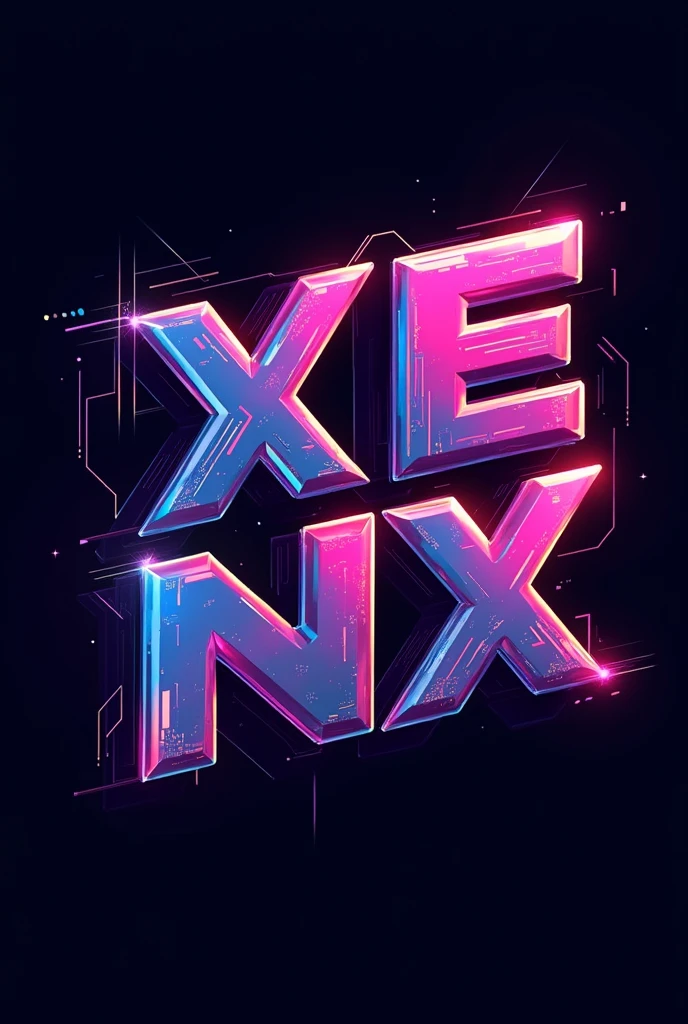 Logo type with the name: XXKEEVINFRXX COLORFUL AND WITH A VERY GAMER THEME