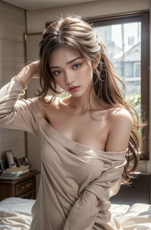 ((16K, masterpiece, RAW Photos, Highest quality,Ultra-high resolution, Realistic, Highly detailed CG integrated in 16K)), 8k, diamond,wallpaper, Written boundary depth,Beautiful Face:1.4,big, Beautiful double eyelids,Cinematic Light,Beautiful Face,(Detailed face),(Slender and cute woman:1.4),(20-year-old:1.4),(With the same expression:1.4),Close ~ eyes,(Pose, skin color, and clothing remain the same.:1.4),Accurate anatomy:1.4,((nsdw,naked,Pussy))