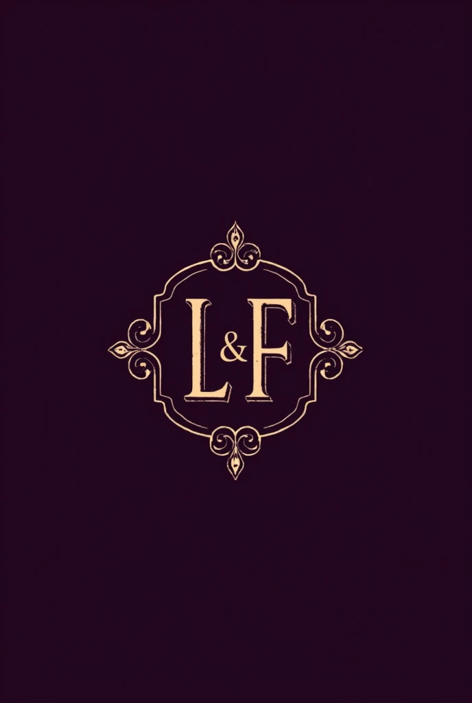 Old vintage style N logo in purple colour