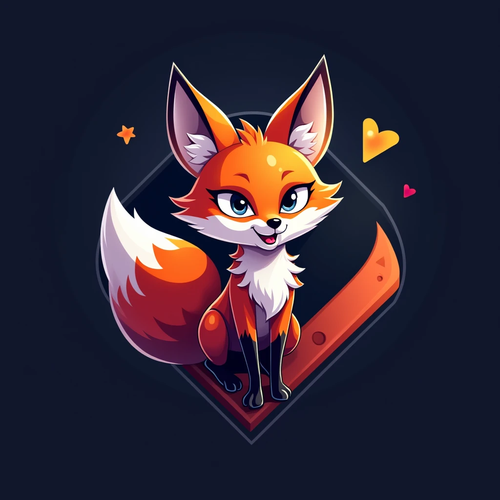 Fox
Logo for gaming
With letter see you soon
