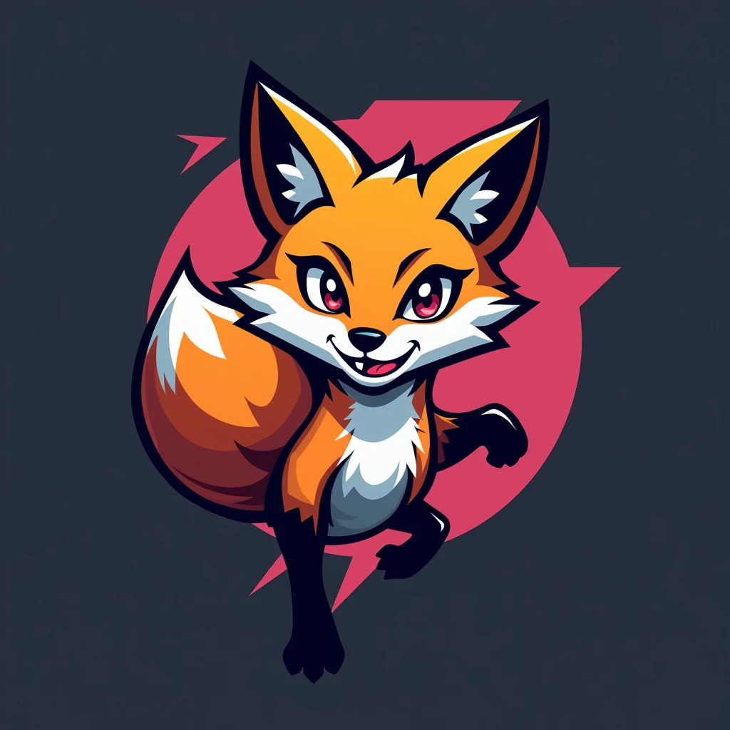 Fox
Logo for gaming
With letter see you soon
