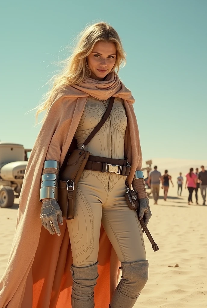 photographie réelle , shooting photo , fete du burning man façon star wars dans le desert