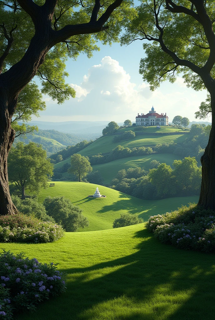 Millionaire landscape