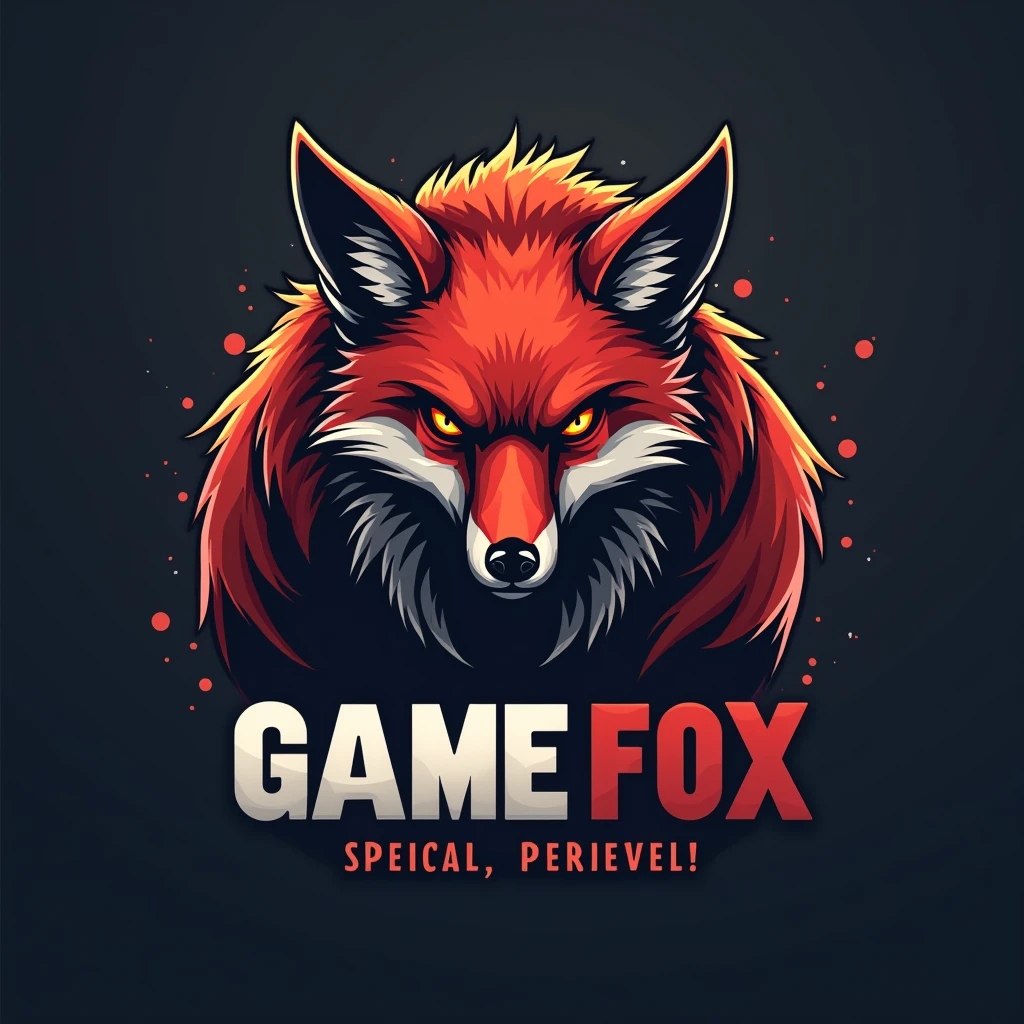 Fox
Logo for gaming
Feirce
With letter below see you soon
