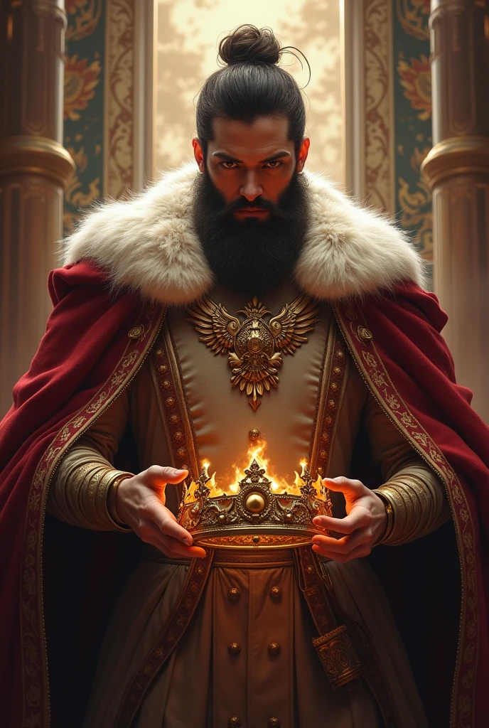 One who Wants to wear the crown bears the crown
