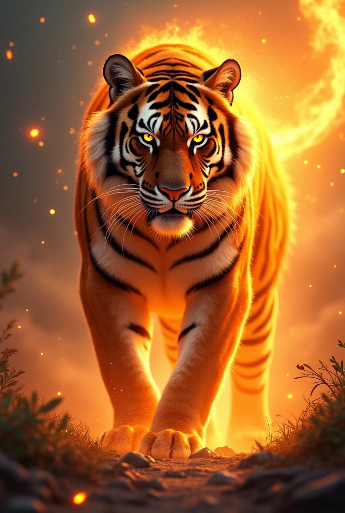 Fire tiger