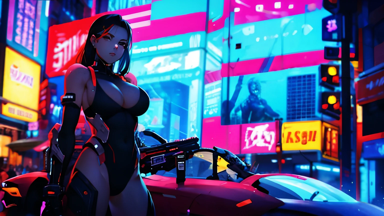 cyberpunk sexy girl