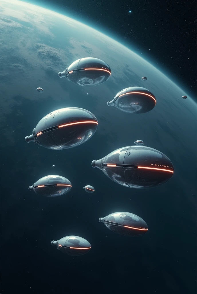 capsules in space