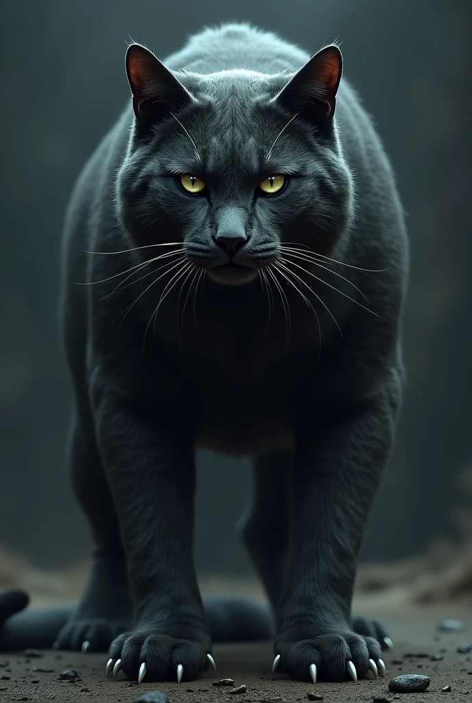 Dominant cat even scarier yet