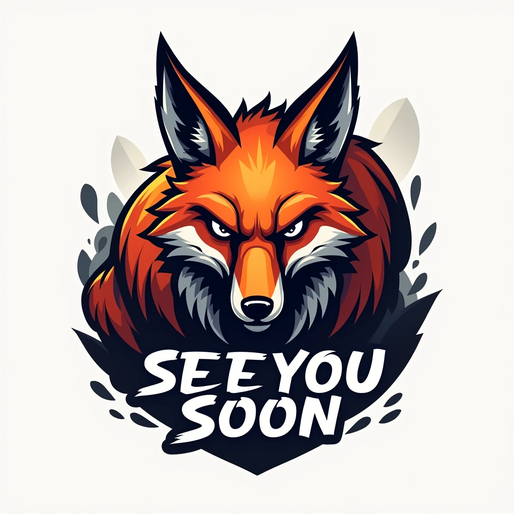 Fox
Logo for gaming
Feirce
With letter below :”see you soon”
