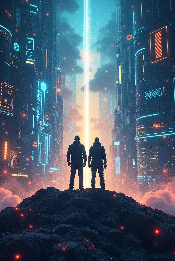 poster about Science, Technology and Innovation:
Shoulder to Strong, Convenient,
and Secure Future