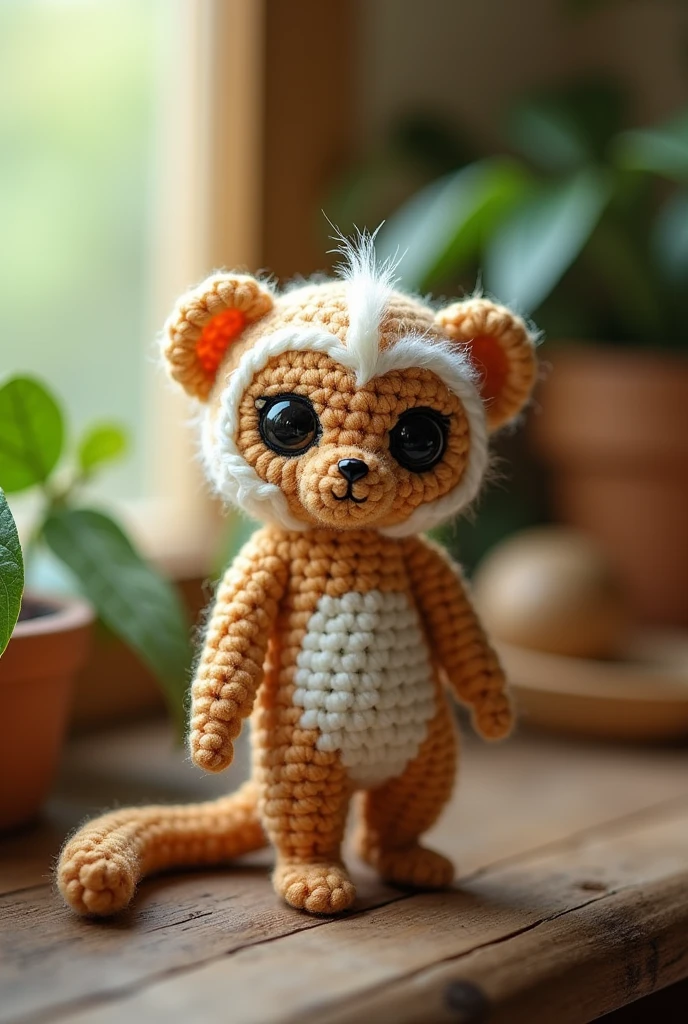 Mono Callitrichidae a crochet adorable