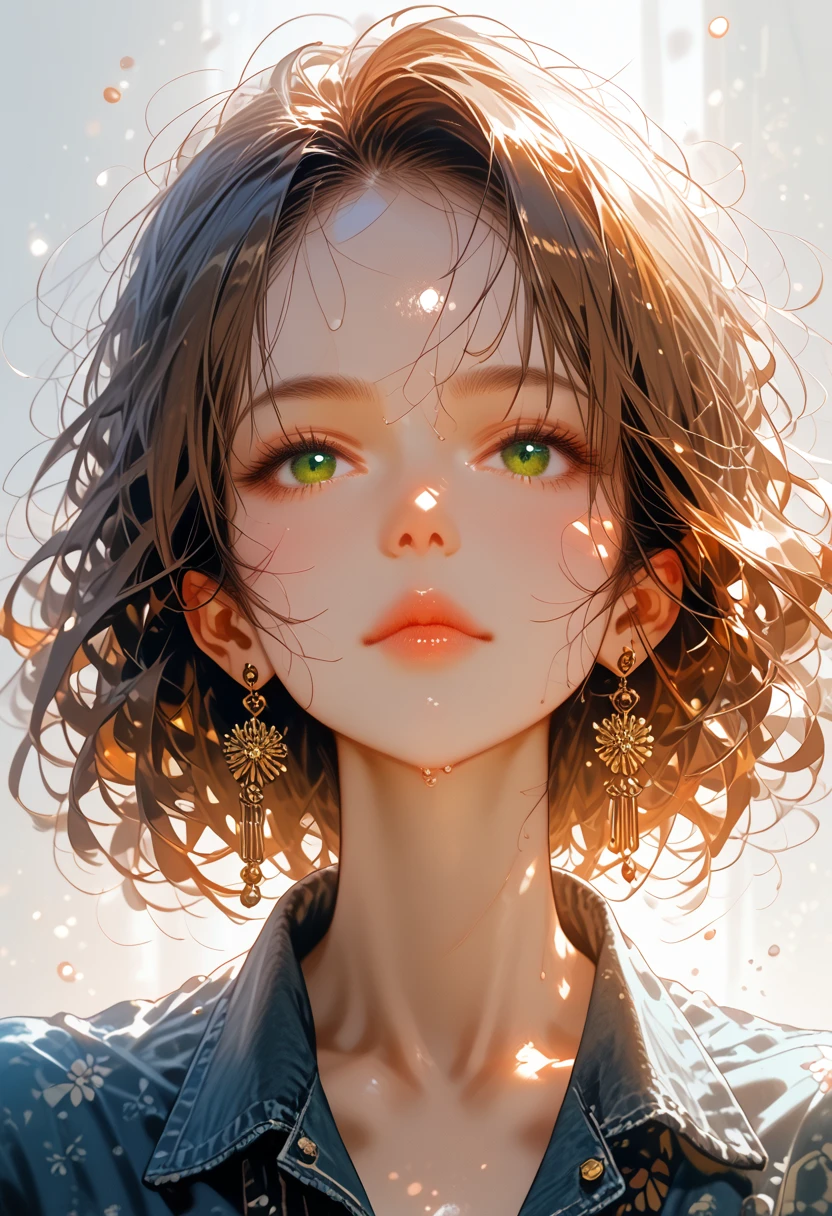 Fraction_9, Fraction_8_Direction_7_up,score_clearly,

Negative tips for anime characters，A woman wearing a black long-sleeved shirt and blue jeans, Brown short hair, Neck length, Green Eyes, A digital, Inspired by Tomer Hanukkah, Popular on Pixiv, Serial art, Heavy gesture in close-up style, Full body details, Wear casual clothing, Anime style, hyper detailed Anime style, Anime style character, Stunningly detailed art style, Realistic style, чистый детализированный Anime style, современный Anime style, Brown hair