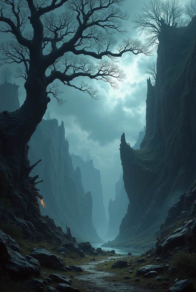 Dark fantasy landscape
