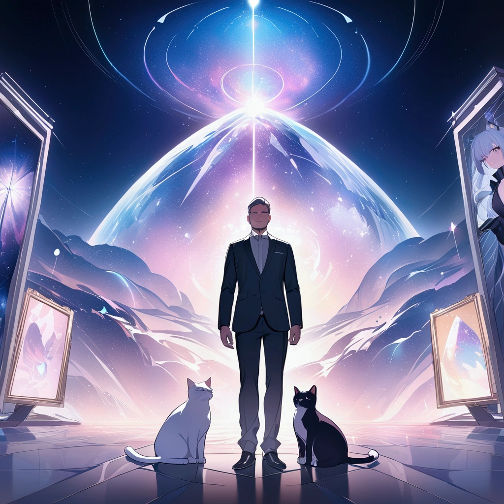 Grammy Award、xana、Event、Cat in a suit、AI Art、beautiful、universe、Metaverse、cool、Nft 、game、music、trend