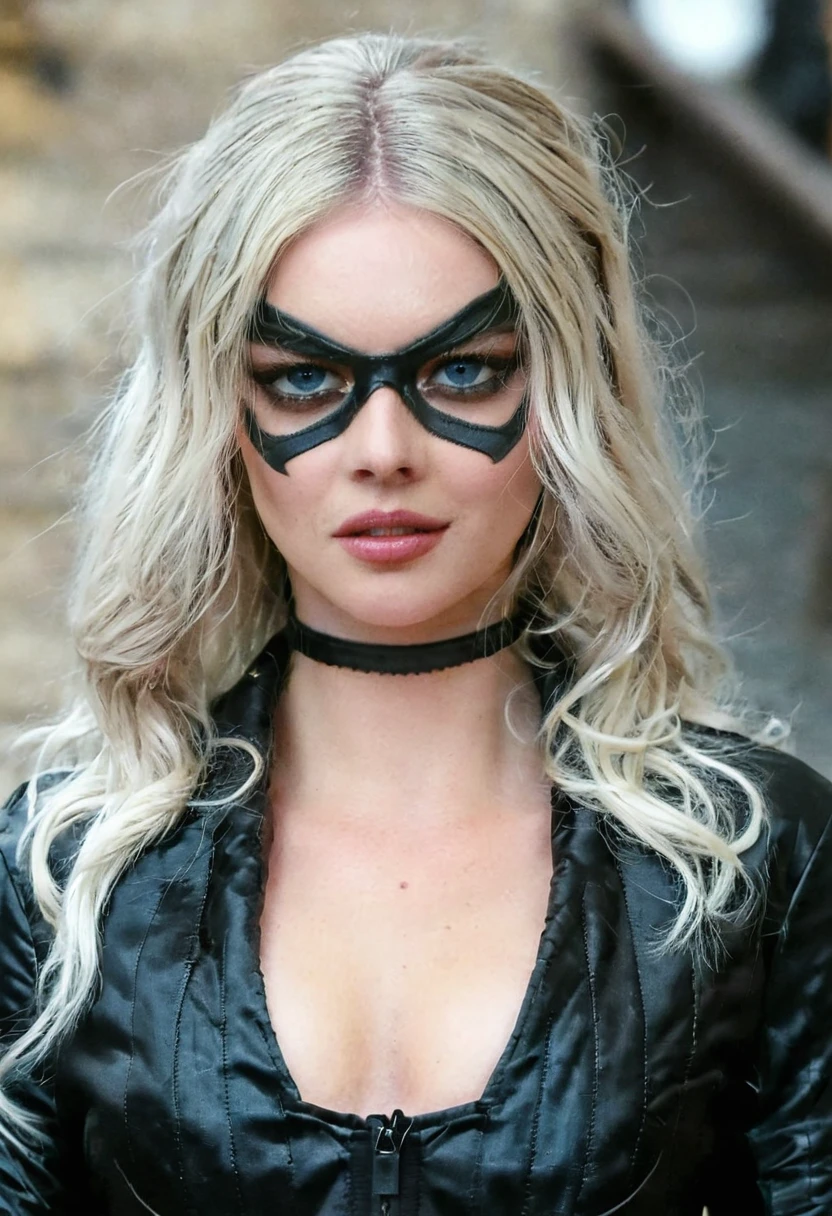 Samara Weaving as Black Cat