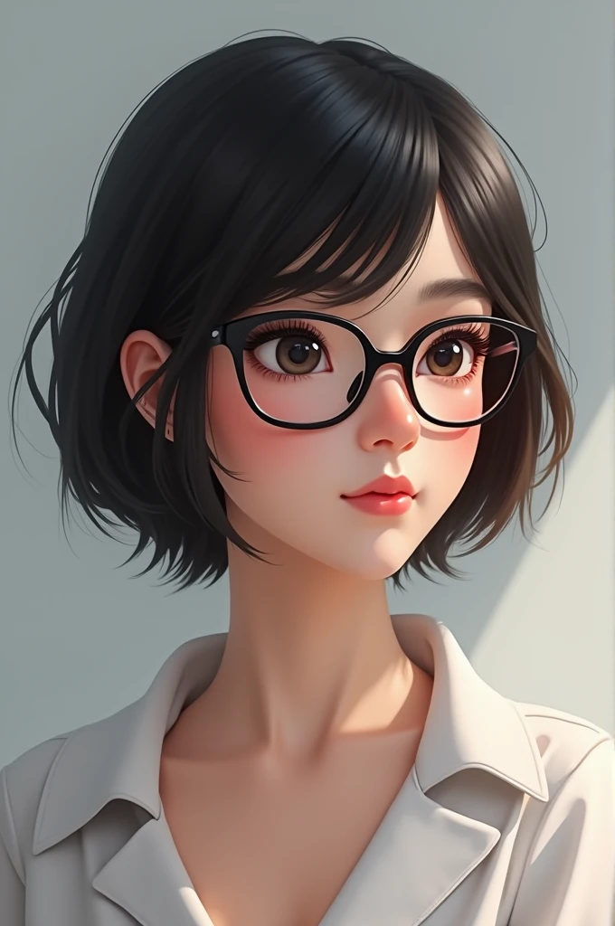 short hair locks cm glasses