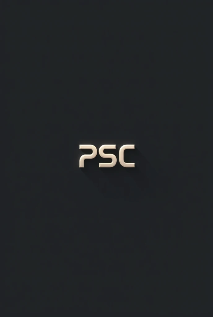 make me a PSC logo for a football club, without shadow in dark gray
