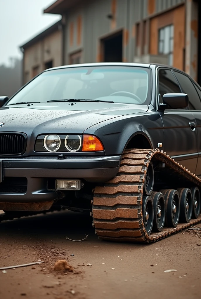 Tank treads in bmw e38