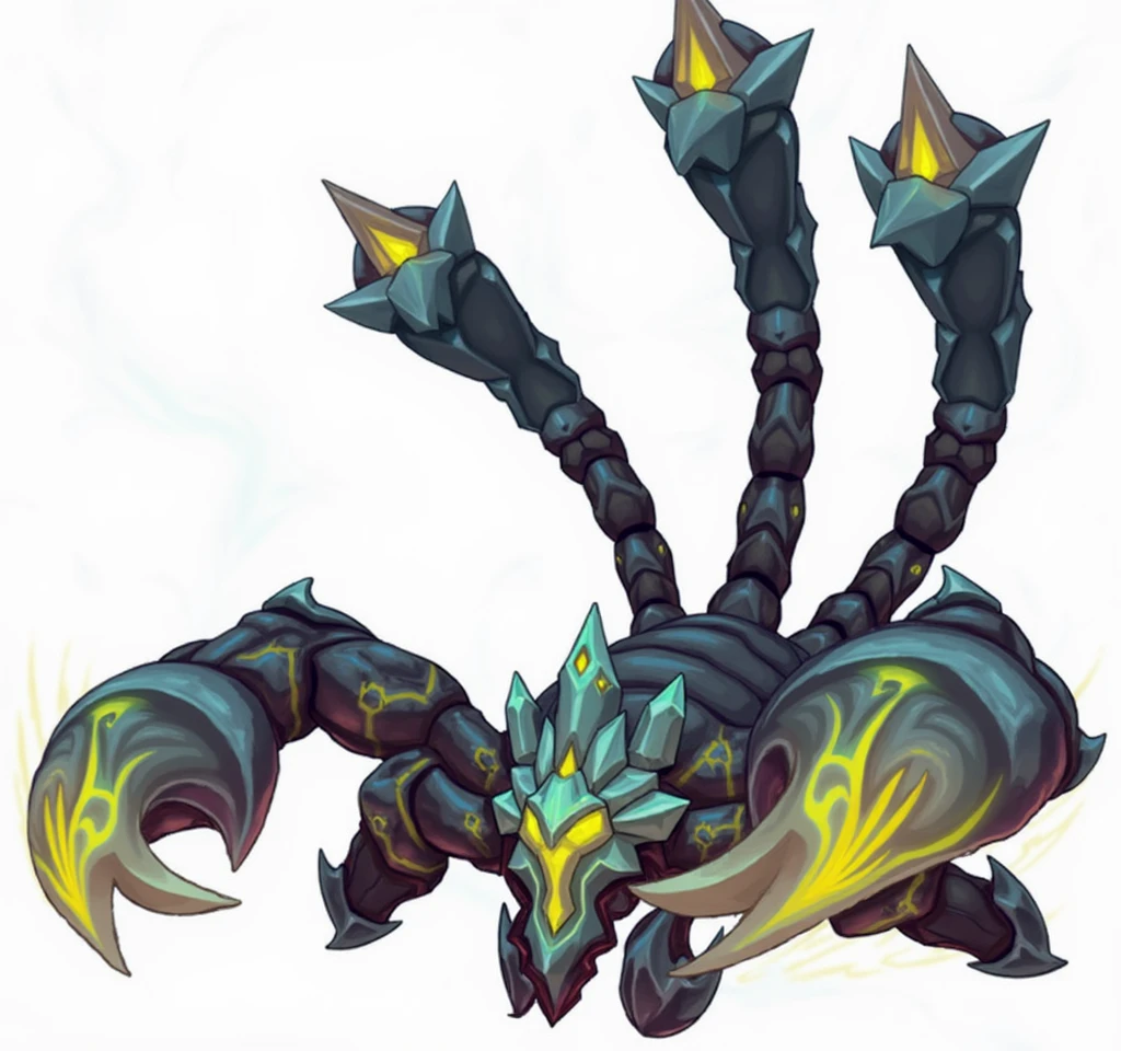make a fan art of a skin of the champion Skarner from lol