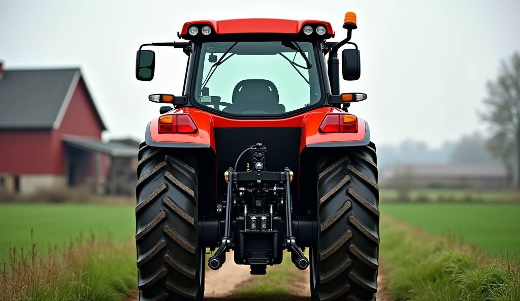 Kubota M7001 Series Tractors back side view