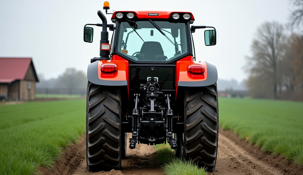 Kubota M7001 Series Tractors back side view