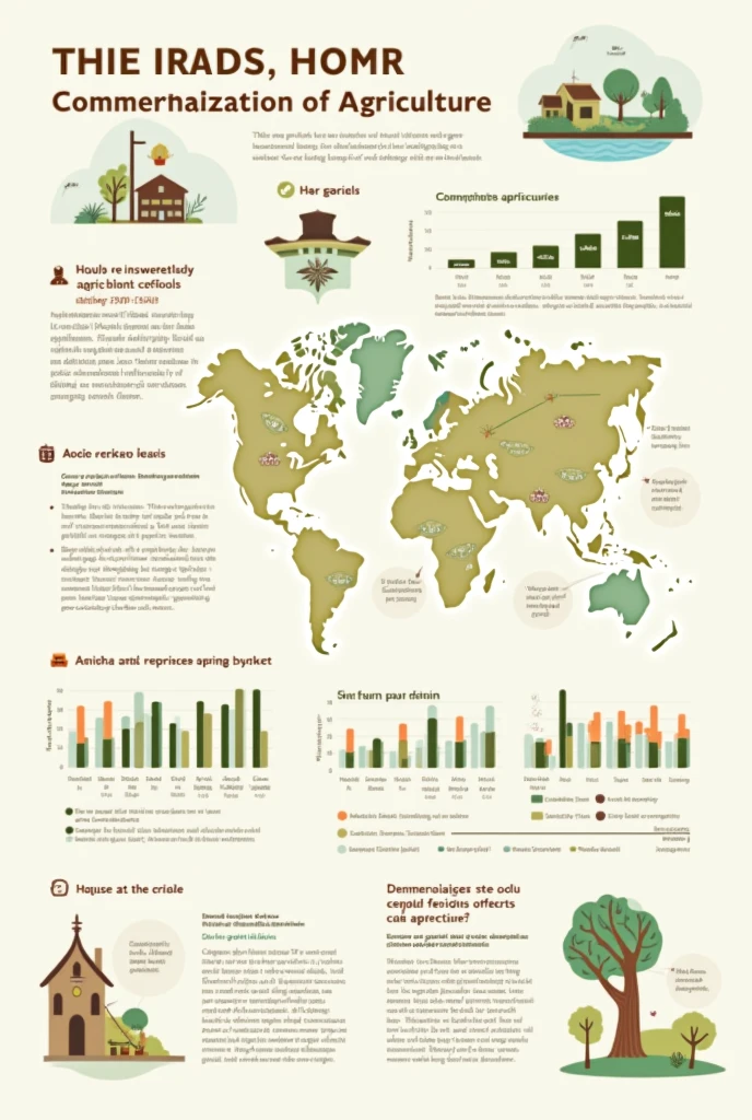 A chart on the topic " 2.Prepare a chart and explain The Impact of commercialisation of agriculture during the colonial period with the help of a chart ". Make it something a student can draw .don't write that much on it !!!!!!!!. I want it short and easy to make