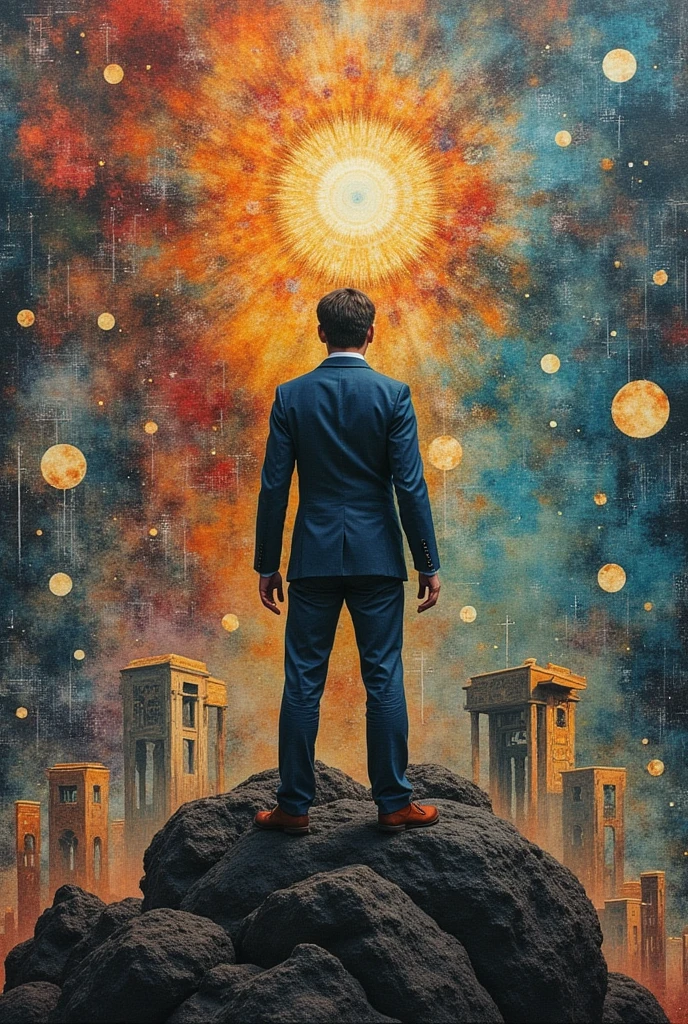 As a collage of philosophy with 50 different photos