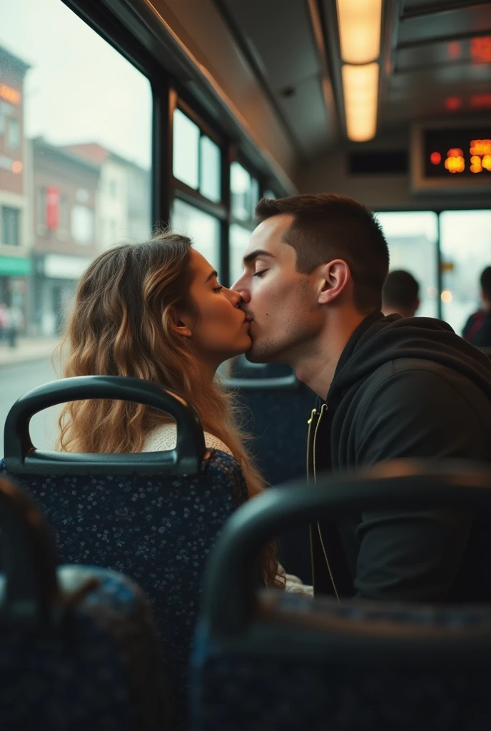 NSFW,A girl was sitting on a bus seat.、(A man cums in her mouth)