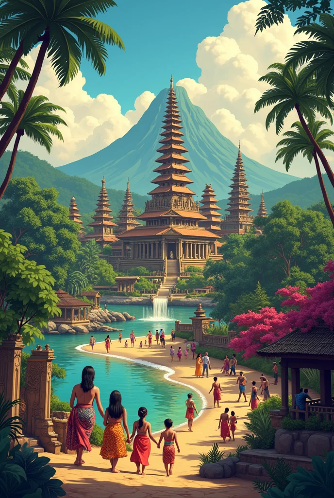 give me a background about culture in Indonesia