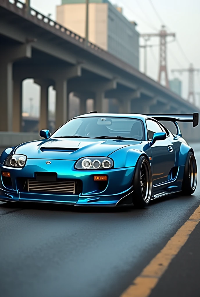 Make me a modified Toyota Supra in 2000&#39;s styles