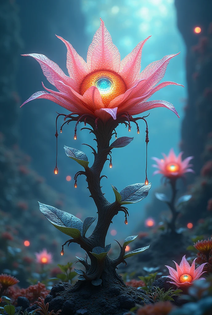 A plant named vision for t-shirt printing
