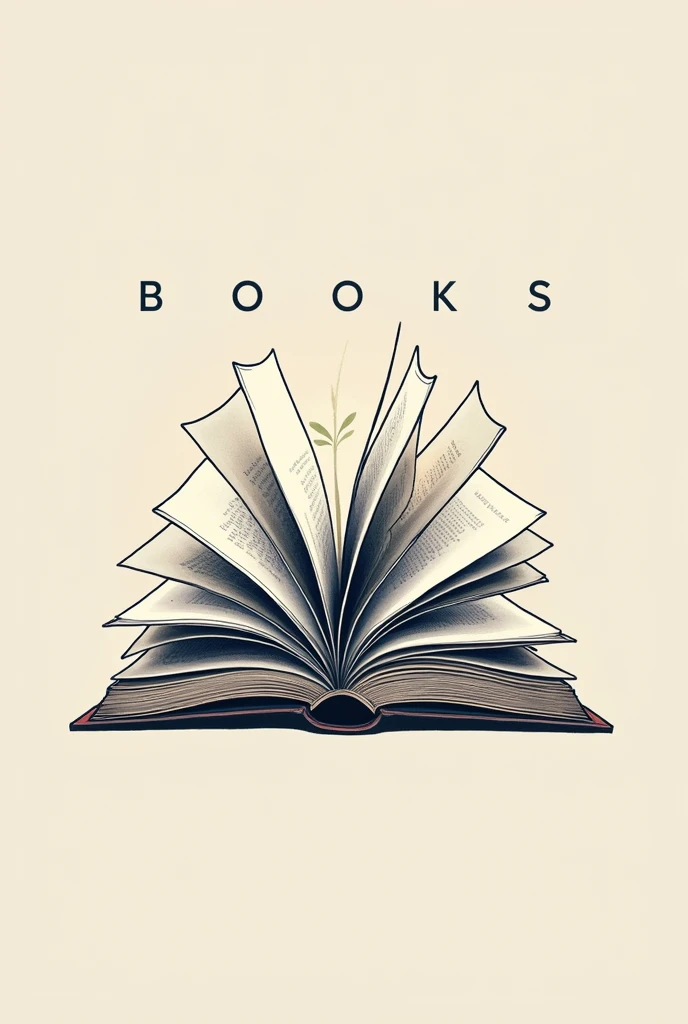 Logo for a magazine about books